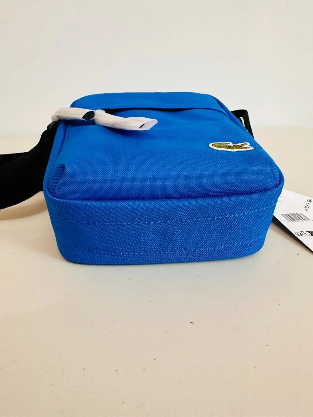LACOSTE NEOCROC HILO BLUE VERTICAL CAMERA CROSSBODY BAG UNISEX